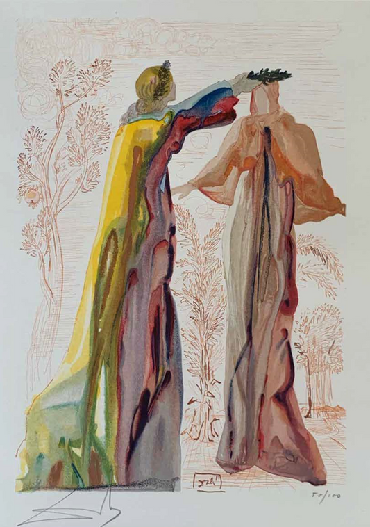 Virgil’s Last Words - Salvador Dali Divine Comedy (Limited Edition 55/100, Signed)