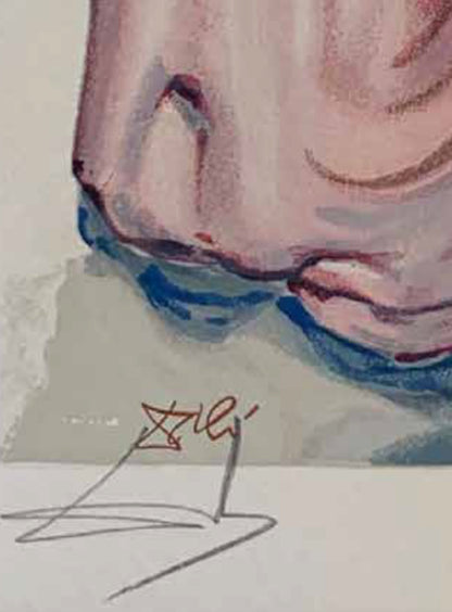 Beatrice Resolves Dante’s Doubts – Salvador Dalí Divine Comedy (Limited Edition 55/100, Signed)