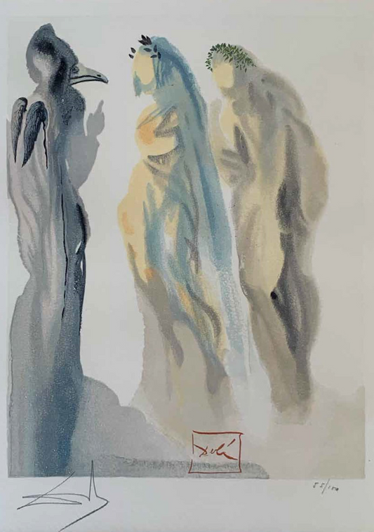 The Bishop Cum Troubadour – Salvador Dalí Divine Comedy (Limited Edition 55/100, Signed)