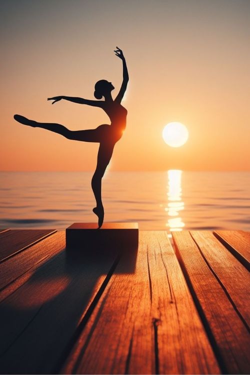 “Balletic Bliss” by ArtixHub – figurative canvas wall art featuring a dancer in motion with soft neutrals, warm blush, and fluid strokes, ideal for bedrooms, dressing rooms, or wellness spaces. This graceful artwork captures movement and poise, pairing beautifully with romantic, minimalist, or contemporary interiors. Perfect for UAE homes that celebrate beauty in form and flow.