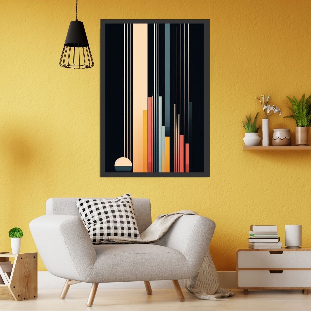“Linear Landscapes” by ArtixHub – abstract canvas wall art featuring horizontal bands in earthy tones of beige, olive, and taupe, layered with subtle texture and structure, ideal for entryways, offices, or minimalist living rooms. A harmonious fusion of geometric form and natural calm, perfect for UAE homes with serene, modern interiors.