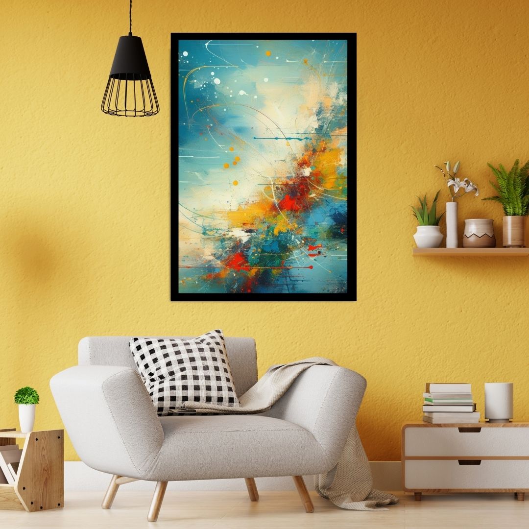 “Spectral Waltz” by ArtixHub – surreal canvas wall art depicting ghostlike figures in motion through sweeping brushstrokes of white, gray, and muted lavender. Ideal for bedrooms, studios, or wellness spaces, this dreamlike piece invites stillness and introspection, perfect for UAE homes seeking poetic, atmospheric storytelling.
