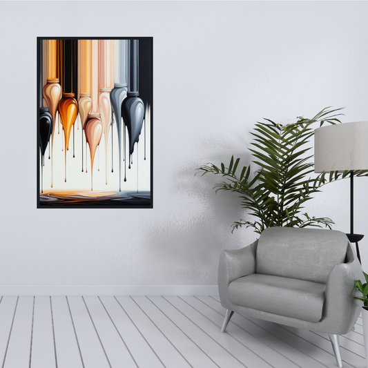 “Vivid Liberation” by ArtixHub – abstract canvas wall art bursting with dynamic reds, blues, and golds, capturing the feeling of energetic release through sweeping motion and layered color. Ideal for game rooms, studios, or expressive lounge areas, this statement piece infuses UAE homes with creative power and artistic boldness.